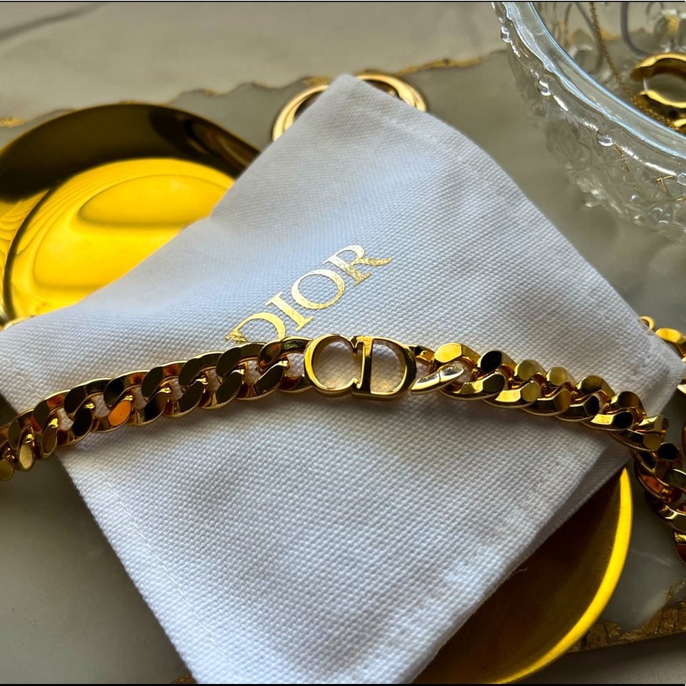 Christian Dior Gold Choker